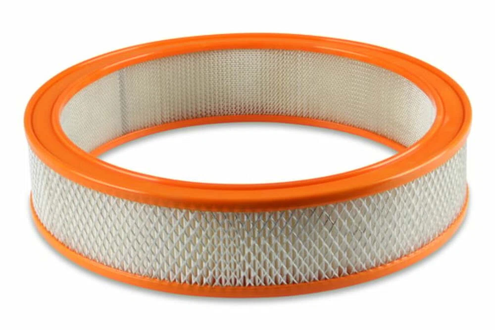 Air Filter - 14x3 - White Paper Element - Orange Ring - 120-179